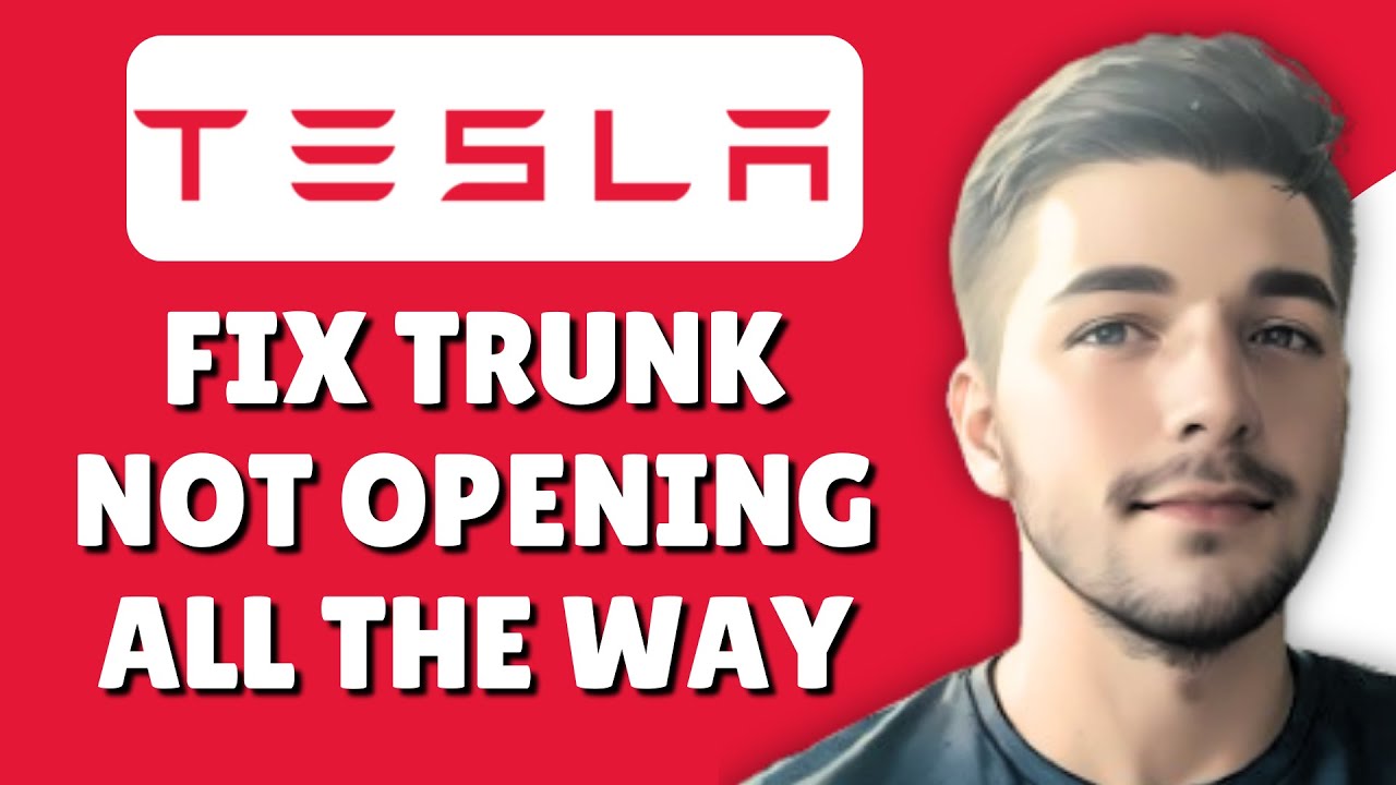 How to fix tesla trunk not opening with button trunk won t open all