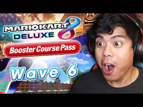 Reacting To *New* Mario Kart 8 Deluxe Wave 6 Dlc Booster Course Pass!