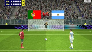 ARGENTINA VS PORTUGAL PENALTY KICK 🔥| L MESSI VS C RONALDO 🔥