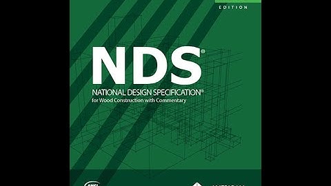 Wood Beam Design Example Using NDS! (Part 1 of 2)