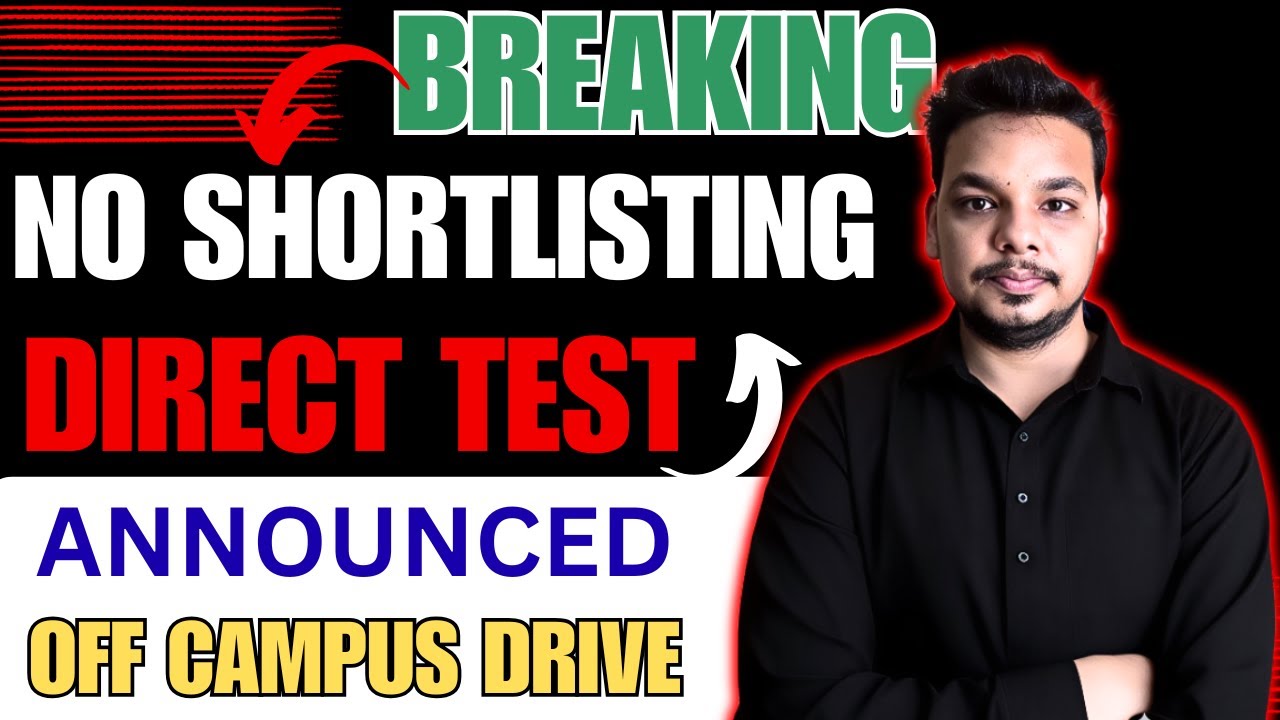 Finally Direct Test Hiring | Off Campus Drive for 2026, 2025, 2024 ...