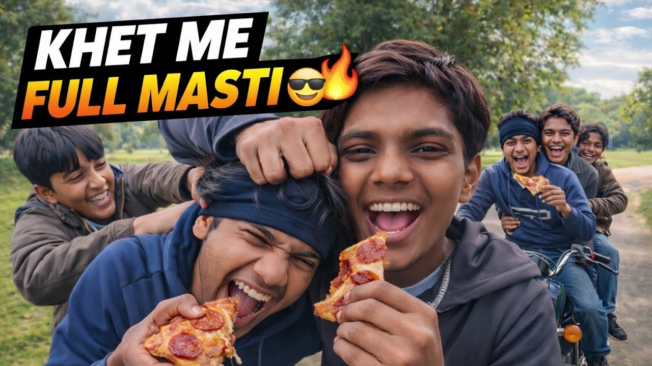 1st VLOG - KHET ME FULL MASTI - 