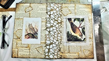 How to Make a Beautiful Book Cover for Your Junk Journal! Beginner