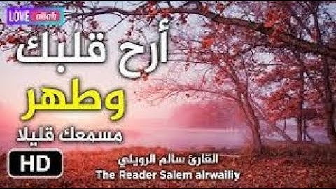 Qari Salim Al Ruwaili  سورة الحجر  بصوت مريح وهادئ للقارئ سالم الرويلي