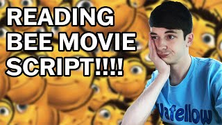 Reading The Entire Bee Movie Script But Every Time It Says Bee I Stick My Head Out The Window