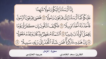 سورة المزمل ١٥ - ١٩