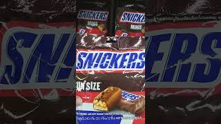 🍫SNICKERS Fun Size   Minis #asmr #satisfying #shorts #chocolate #trending #snickers