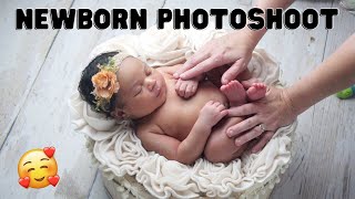 THE CUTEST NEWBORN PHOTOSHOOT EVER! 😍