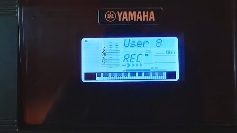 YAMAHA psr E-463 "multitrack recording" tutorial