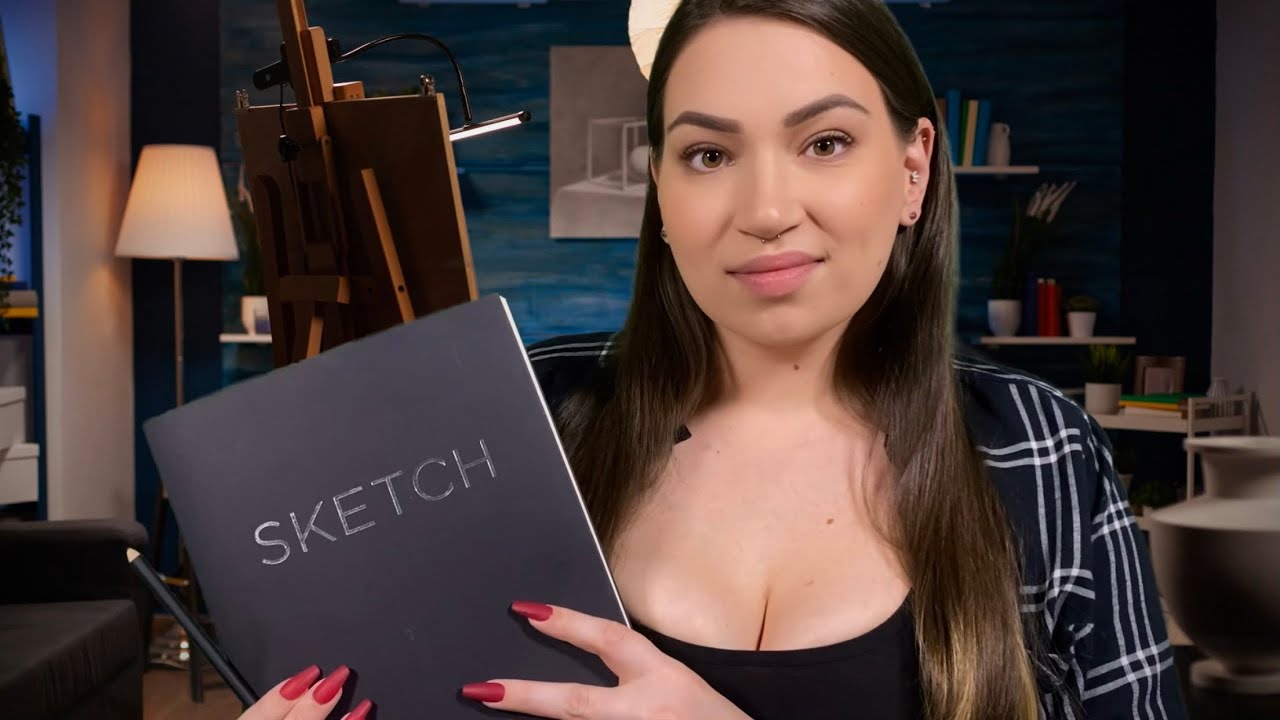 ASMR Drawing You In First Art Class Roleplay (Soft Spoken)