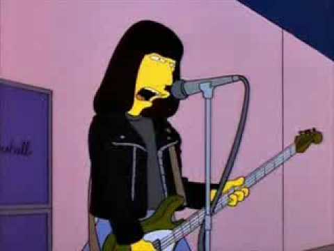 Ramones - Blitzkrieg Bop live on the Simpsons