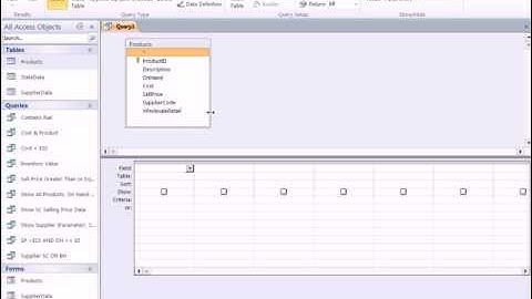 Office 2010 Class #45: Creating Queries In Access (16 Examples)