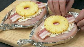 Are You KIDDING Me?! Unreal Idea To Stuffing! How To Make Honey Garlic Glazed Chicken Fillet!