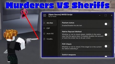 🔥Murderers VS Sheriffs Script (PASTEBIN 2025) | Aimbot, Kill All, ESP, Auto Farm