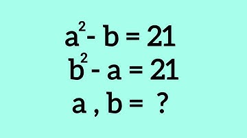 Ukraine | A Tricky Math Olympiad Algebra Problem | find a & b |