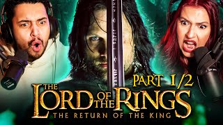 THE LORD OF THE RINGS: THE RETURN OF THE KING (2003) MOVIE REACTION PART 1 - FIRST TIME WATCHING
