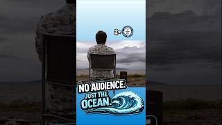 No Audience Just The Ocean 🌊🎸
