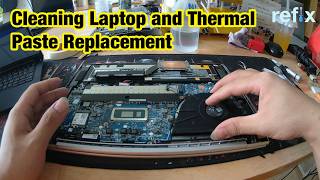 How To Step-by-step Cleaning HP Elitebook 840G9 Laptop and Thermal Paste Replacement | refix #98