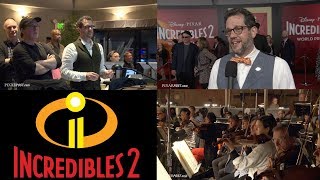 Incredibles 2 Scoring Session B-Roll \& Michael Giacchino \& Brad Bird Interview