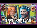 SADECE SAÇLI KARTLARLA SAVAŞMA CHALLENGE! w/ OYUN GEMİSİ - Clash Royale