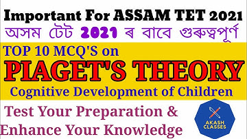 TOP 10 MCQ ll PIAGET