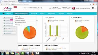 Leave Application ESS "HRxpert" "Marg Software" [Hindi] screenshot 1
