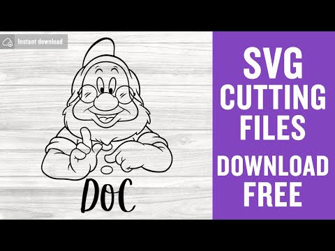 Doc Dwarf Svg Free Cut Files for Scan n Cut Free Download