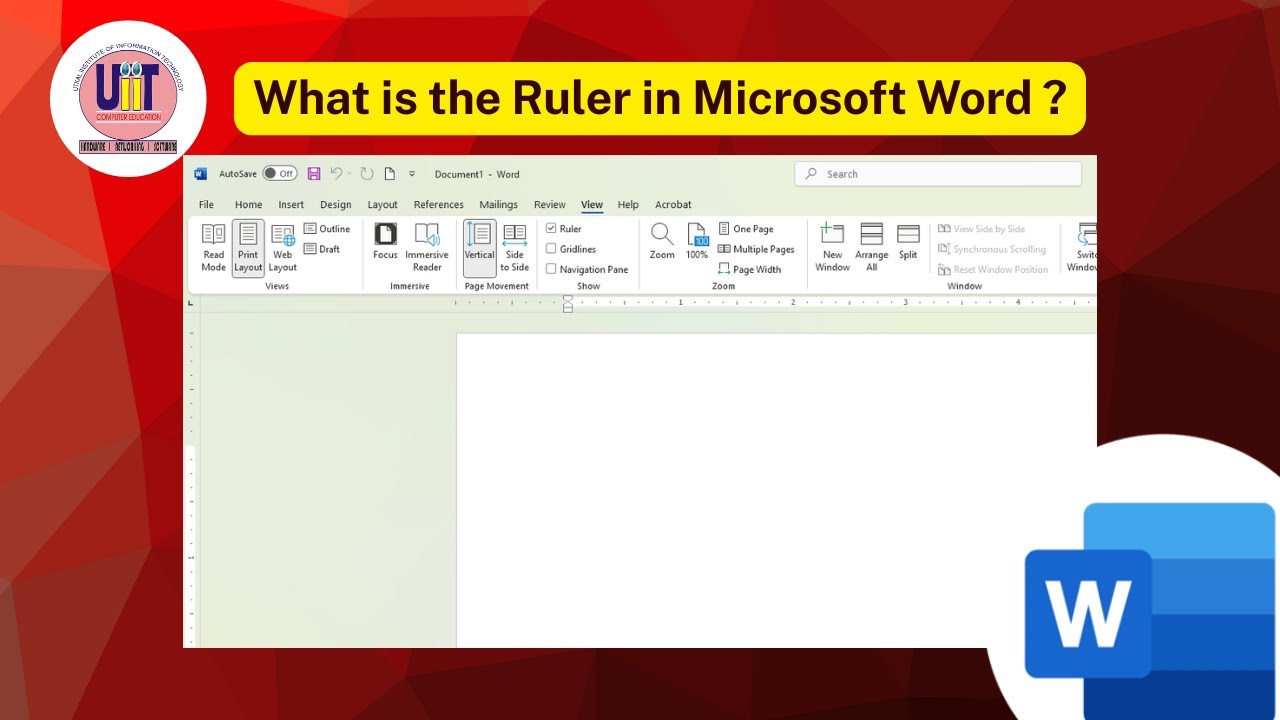 How Ruler Works In Words Show or Hide Ruler in Microsoft Word | Full Practical Tutorial in Hindi ...