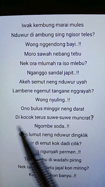 Pantun Jawa Lucu Ngakak Viral Trending Tiktok🤣🤣