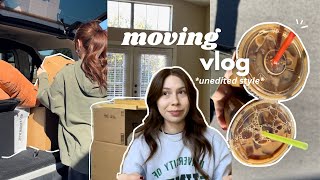 *unedited* moving vlog | a life update, resetting, + entering the new year