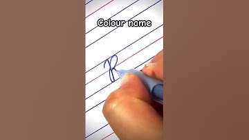 Colour name#cursive #cursivewriting #handwriting #video #ytviral #ytshorts #shortsfeed #shorts #sub