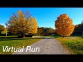 Virtual runnings for treadmill 4k  peak fall foliage in new england   workout scenery