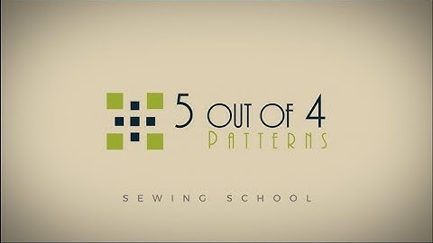 Tutorial: Assembling a 5 out of 4 PDF Pattern