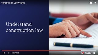 Construction Law Course