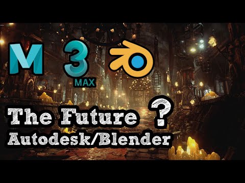 The Future of 3D software: MAYA VS 3ds Max VS Blender