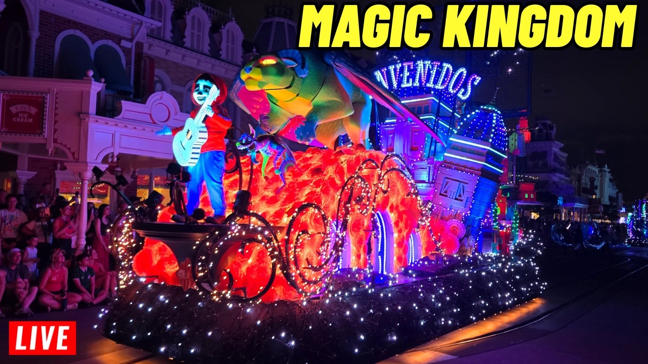 🔴Live Magic Kingdom Monday with Rides, Parades, Fireworks at Walt Disney World 9/7/2026