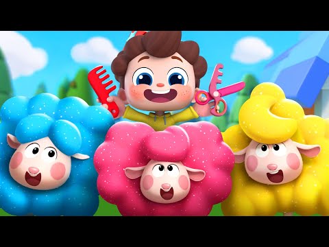 Little Sheep's First Haircut | Baa Baa Black Sheep | Nursery Rhymes & Kids Songs | BabyBus