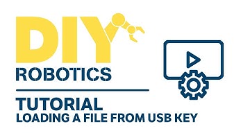 DIY-Robotics - How to load a file from a USB key using a Teach Pendant from a FANUC robot.