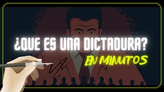 ¿QUE ES UNA DICTADURA? en minutos