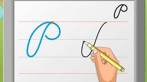 Cursive Writing | Capital Letter ‘P’ | Macmillan Education India