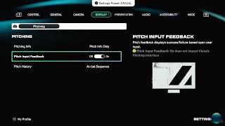 MLB The Show 26 How to Change Pitching into & Pitch history