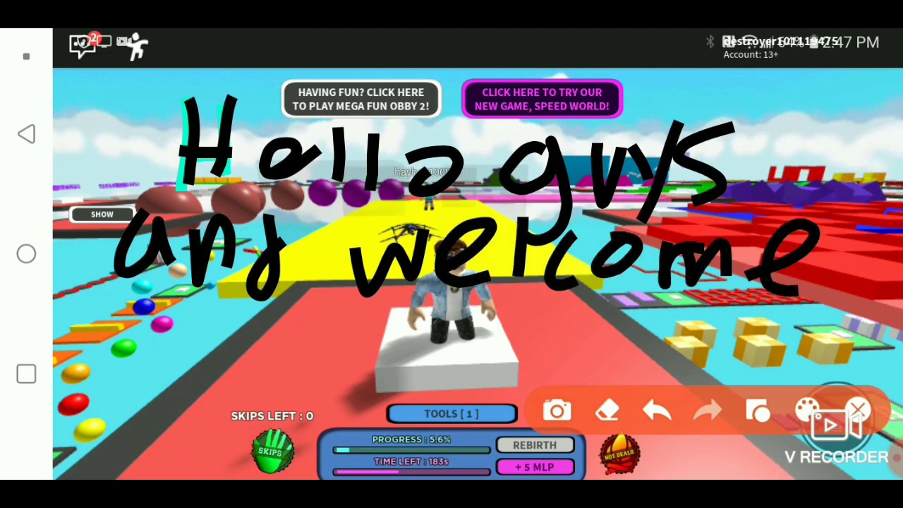 Roblox Mega Fun Obby Levels 110 To 160 Youtube - roblox mega fun obby walkthrough