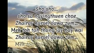 Sho sho || kinley wangmo || bhutanese karaoke song with lyrics