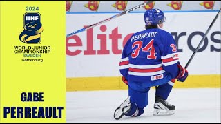 2024 WJC : Gabe Perreault Highlights