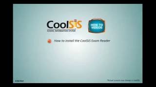 How to install COOLSIS Exam Reader