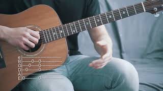 How to Read Guitar Tabs - 1 Minute Tutorial