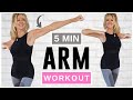 5 Minute Toned Arm WORKOUT For Women Over 50 - No Equipment