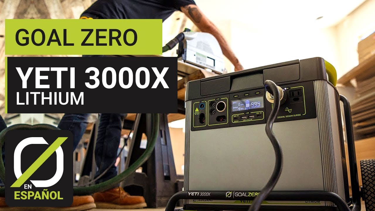 ENERGÍA SOLAR! ☀️​🔋​ Review Generador Goal Zero Yeti 3000X | Goal Zero en Español