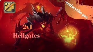 Albion Online PVP 1v2 HGS Soulscythe pov