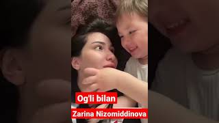 Zarına Nizomiddinova O'g'li  bilan♥️#shoubiznes #zarinanizommiddinova #shoubiznesolami #news